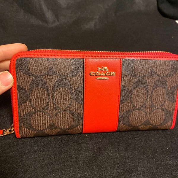 新品 未使用 COACH シグネチャー 長財布 レディース ピンク