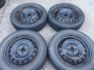 L726-ソ1 175/60R16 冬4本セット スタッドレス 175/60-16 175-60-16 ブリヂストン ブリザック VRX 16インチ鉄ホイール