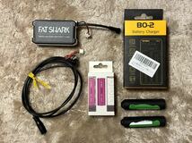 FAT SHARKゴーグル用バッテリー&充電器_画像1