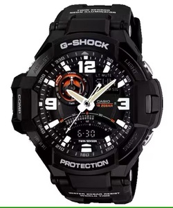 【!!送料無料!!】CASIO/カシオ G-SHOCK MASTER OF G - AIR GA-1000-1AJF ブラック スカイコックピット パイロット メンズ 腕時計