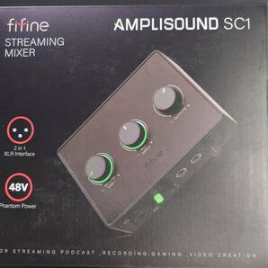 ☆新品未使用☆FIFINE USB オーディオインターフェイス 配信機材 DTM 音楽制作 Amplitank SC1の画像1