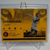 2022 BBM 阪神タイガース 60枚限定 糸原健斗 The Indomitable Tigers IT7_画像2