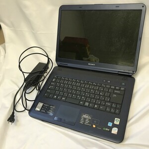 ソニー SONY ノートPC VAIO type N PCG-7143N 通電OK　ノートパソコン ウィンドウズ 梶Y0225-34