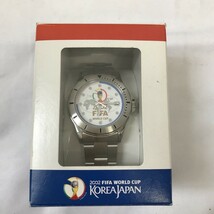 未使用 2002 FIFA WORLD CUP KOREA JAPAN 記念腕時計 電池交換が要 関Y0227-40_画像1