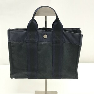 HERMES エルメス トートバッグ ショルダーバッグ キャンバス 真贋済 フールトゥ D0305-38