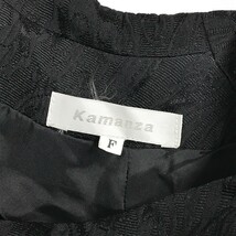 未使用 ブラックフォーマル KAMAZA 釜座 シルク 100% 絹 ワンピース パールトーン フリーサイズ スカート 定価19万 日本製 畠D0208-5_画像8