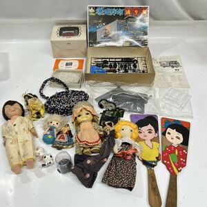 アオシマ 1/32 デコトラ 爆走野郎 渡り鳥 TV RADIO 羽子板 ぬいぐるみ レトロ アンティーク まとめてセット 昭和 当時もの 柿D0208-12