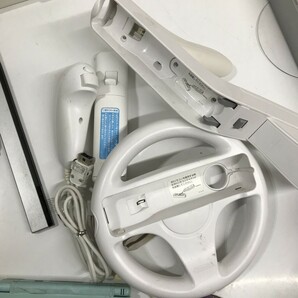 任天堂 Wii RVL-001 本体 リモコン ハンドル ヌンチャク バランスWiiボード RVL-021DS Lite まとめてセット 角D0209-14の画像10