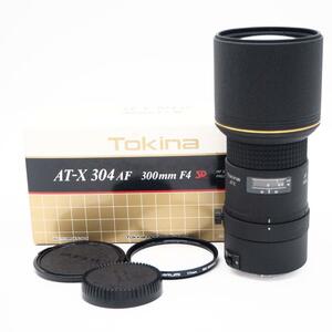 【美品】Tokina AT-X AF 300mm F4 AT-X304AF For Canon EFマウントトキナ 望遠レンズ　元箱付き