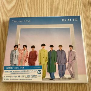 通常盤 (初回仕様/取) Kis-My-Ft2 CD/Two as One 22/8/17発売 