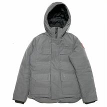 正規品 CANADA GOOSE カナダグース 4550M MAITLAND PARKA メイトランドパーカー フードダウンジャケット ロゴ ワッペン XS グレー_画像2