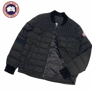 正規品 CANADA GOOSE カナダグース DUNHAM JACKET 2210M ダウン ダナハム ジャケット ロゴ ワッペン ブラック XL メンズ