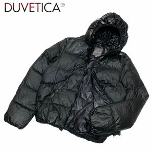 国内正規品 DUVETICA デュベティカ VEGA DOWN JACKET ナイロン ダウンジャケット ジップアップ ブルゾン 48 ブラック メンズ