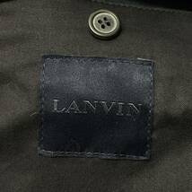 国内正規品 LANVIN ランバン M02PA111 6BX013 DOWN JACKET コットン ダウンジャケット ジップアップ ブルゾン 44 ネイビー メンズ_画像9