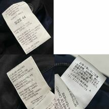 国内正規品 LANVIN ランバン M02PA111 6BX013 DOWN JACKET コットン ダウンジャケット ジップアップ ブルゾン 44 ネイビー メンズ_画像10