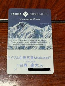 エイブル白馬五竜&Hakuba47 大人1日券