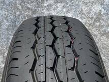 送料税込31800円～【新車外し 2023年 BRIDGESTONE RD613 タイヤホイールセット ハイエース新品ホイールキャップ付】195/80R15 107/105 039_画像7