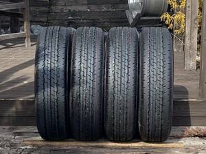 1円売切【 新車外し 2023年製 DUNLOP SP175n 4本 】195/80R15 107/105 ダンロップ SP175n DUNLOP SP175n ハイエース キャラバン716