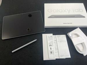 【美品】SAMSUNG Galaxy Tab S9 FE ギャラクシータブ グレー 128GB タブレット ほぼ未使用