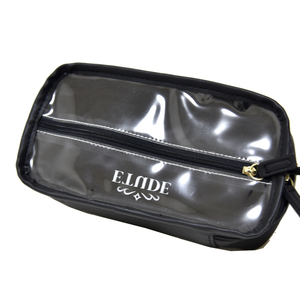 新品 ETUDE コスメポーチ ファスナー ジップ 化粧ポーチ エチュード ブラック 黒 未使用
