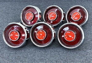スカイライン テールランプ 赤×オレンジ 6個セット バルブ・リング付き JBサイズ ケンメリ デコトラ レトロ G0556D