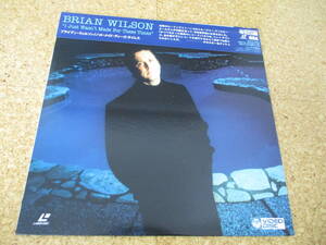 ◎Brian Wilson★I Just Wasn't Made For These Times/日本レーザーディスク Laserdisc 盤☆キャップ帯、シート　The Beach Boys