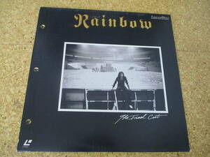 *Rainbow Rainbow *The Final Cut/ Япония лазерный диск Laserdisc запись * сиденье 