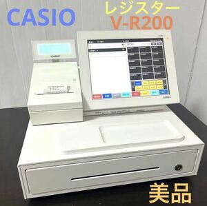 【美品】カシオ タッチAndroidカシオV-R200 POSレジスター　タッチパネル