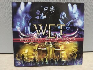 ☆W.E.T.☆ONE LIVE IN STOCKHOLM【必聴盤】メロハー最高峰 2CD+DVD ライヴ デジパック仕様