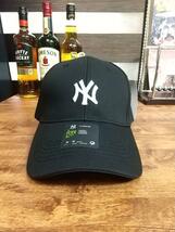即決　新品　送料無料　ヤンキース　NY　キャップ　CAP　ベースボール　黒　メジャーリーグ　MLB　野球　USA　アメリカ　大リーグ_画像1