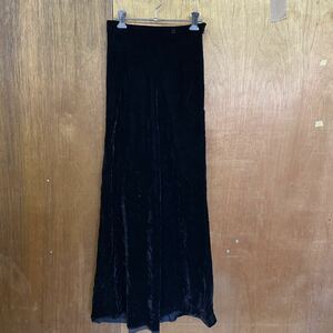 CLANE クラネ FLOW VELVET SKIRT ベロア スカート 1