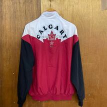 Vintage 80s adidas アディダス XV OLYMPIC WINTER GAMES トラックジャケット ジャージ L_画像3