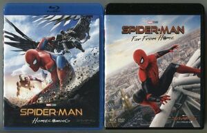 スパイダーマン:ホームカミング／ファー・フロム・ホーム（2作品セット）BD+DVDおまけ付き■