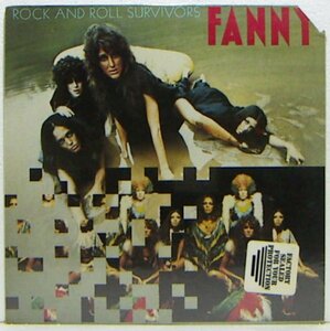 LP,FANNY　ROCK AND ROLL SURVIVORS　未開封Cut盤