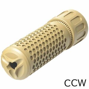 【新品☆即納】MADBULL KAC QDC CQB Airsoft ダミーサプレッサー(14mm逆)*FDE/KACライセンス【品番：K03-002FDECCW】6111202000225【管A】*