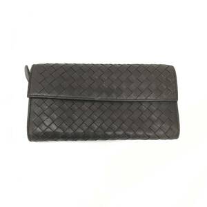 【IT17D00MG620】BOTTEGA VENETA ボッテガヴェネタ イントレチャート 長財布 ウォレット レザー ブラウン 茶系