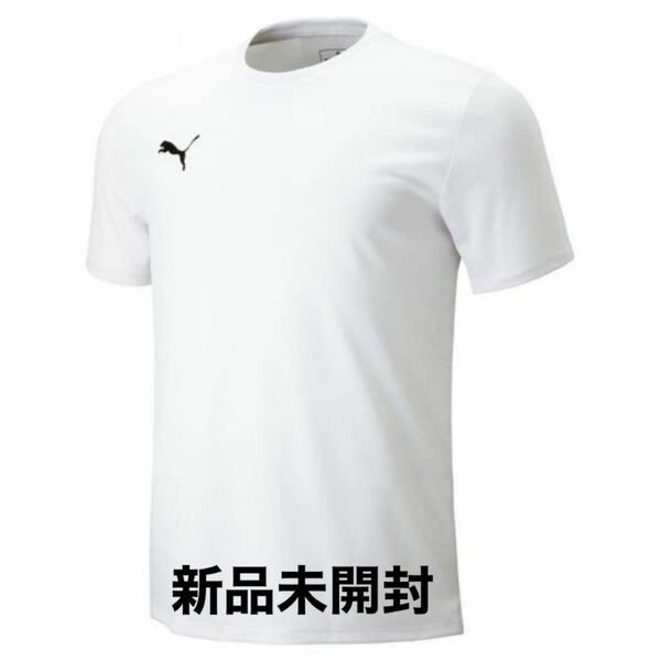SS 半袖Tシャツ メンズ 吸水速乾ドライニット トレーニング/サッカー/スポーツ　ホワイト　サイズM
