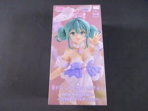 08/H264★初音ミク BiCute Bunnies Figure-白うさぎ ラベンダーver.-★未開封