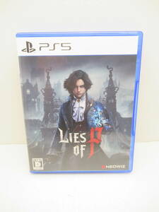 56/R034★Lies of P / ライズオブピー★PlayStation5★プレイステーション5★SHINSEGAE I＆C★中古品 使用品