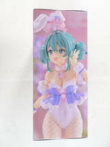 08/Ω562★プライズフィギュア★「VOCALOID」 BiCute Bunnies Figure-　初音ミク　白うさぎ ラベンダーver.-_画像6