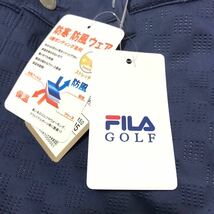 ▲B145(裾上げ可)新品【ウエスト78】紺 FILA GOLF フィラ ゴルフ 秋冬 高周波 キルト 3層ボンディング ストレッチ パンツ 裏起毛 Dカン_画像6