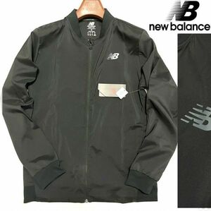 ▼S082 新品【日本XLサイズ】黒 ニューバランス ゴルフに最適 ジャケット オールシーズンNew Balance GOLF ボンバージャケット ma-1