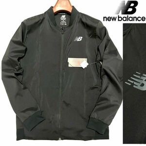 ▼S081 新品【日本Lサイズ】黒 ニューバランス ゴルフに最適 ジャケット オールシーズンNew Balance GOLF ボンバージャケット ma-1