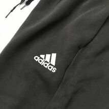 ♯C002 新品 【メンズL/ウエスト79～82cm】黒 adidas ゴルフにお勧め アディダス スウェット ジョガーパンツ テーパード フリース 裏起毛_画像2