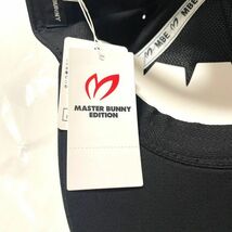 〓K057 新品【メンズ/男女兼用/フリーサイズ】黒 MASTER BUNNY EDITION マスターバニーエディション キャップ ゴルフ_画像8