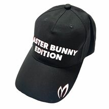 〓K057 新品【メンズ/男女兼用/フリーサイズ】黒 MASTER BUNNY EDITION マスターバニーエディション キャップ ゴルフ_画像2