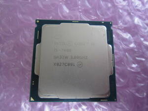 267★CPU Intel Core i5 7400 SR32W 3.00GHz 動作品