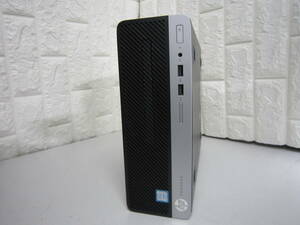 124★HP ProDesk 400 G6 SFF Core i3 9100 HDD/無 メモリ/4GB　BIOS確認