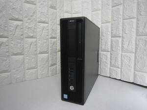 411★HP Z240 SFF WorkStation　Xeon E3-1225　V5　HDD/無　メモリ/8GB 　BIOS確認