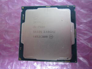 435★CPU Intel Core i5 7500 SR335 3.40GHz 動作品